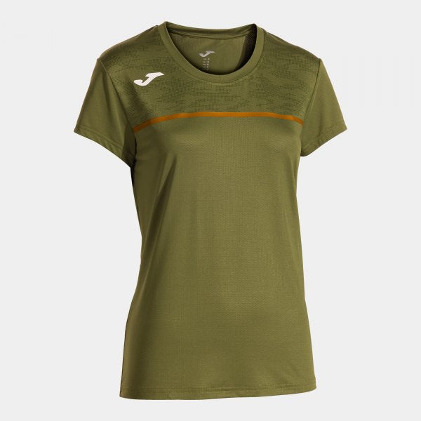Ženske tekaška majica RECORD III SHORT SLEEVE T-SHIRT kaki