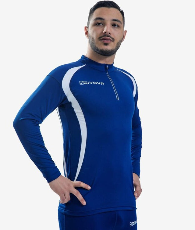 Dolga majica RUNNING LONG SHIRT modra