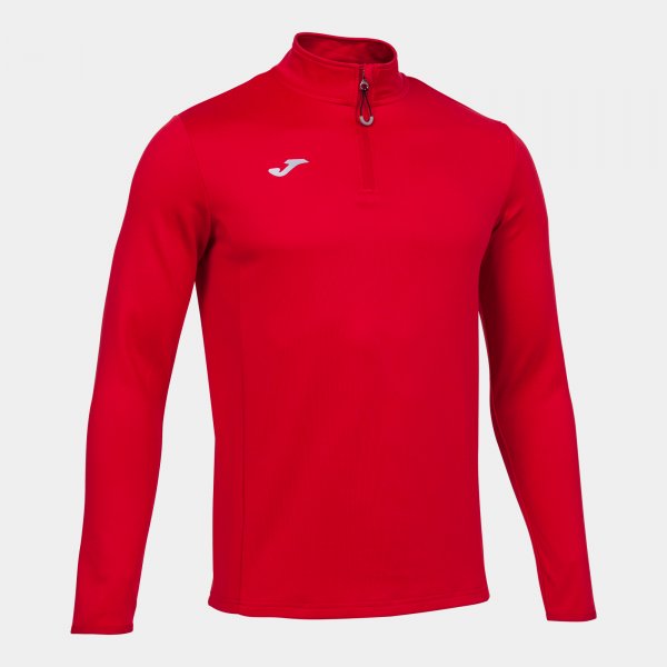 SWEATSHIRT RUNNING NIGHT RED RED