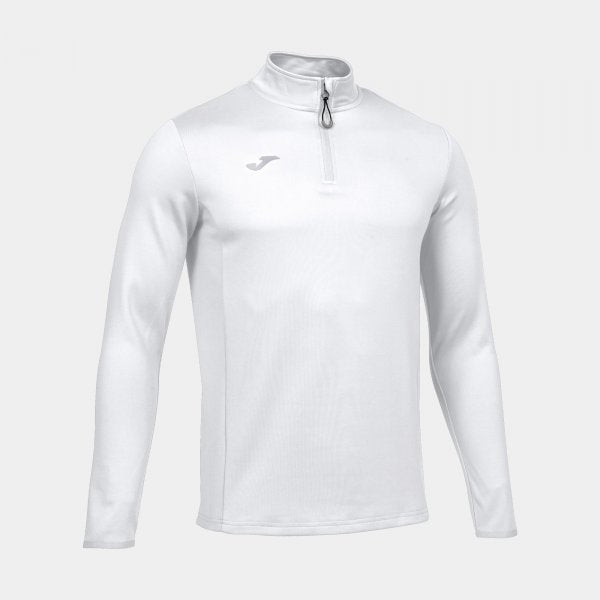 SWEATSHIRT RUNNING NIGHT WHITE WHITE