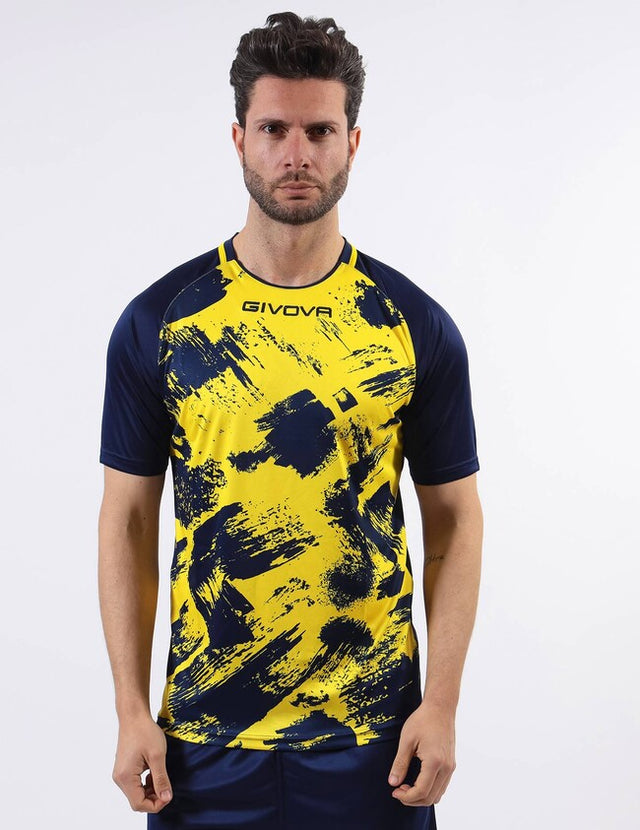 Dres SHIRT ART M/C rumena-modra