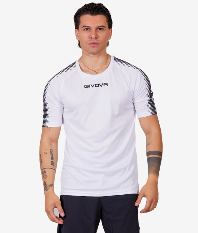 Dres / majica SHIRT CLUB bela-črna