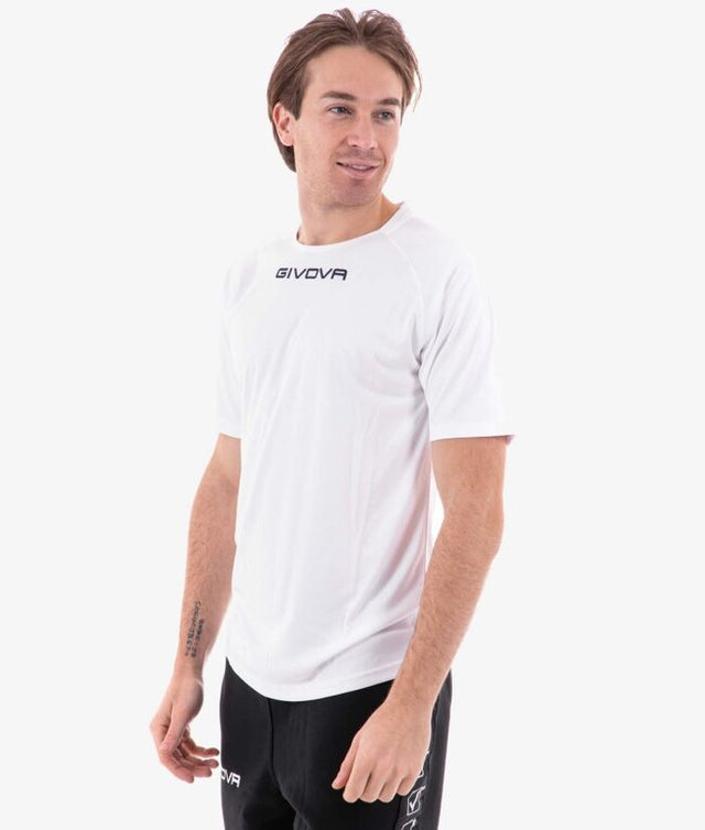 Kratka majica SHIRT GIVOVA ONE MICROFORATA bela