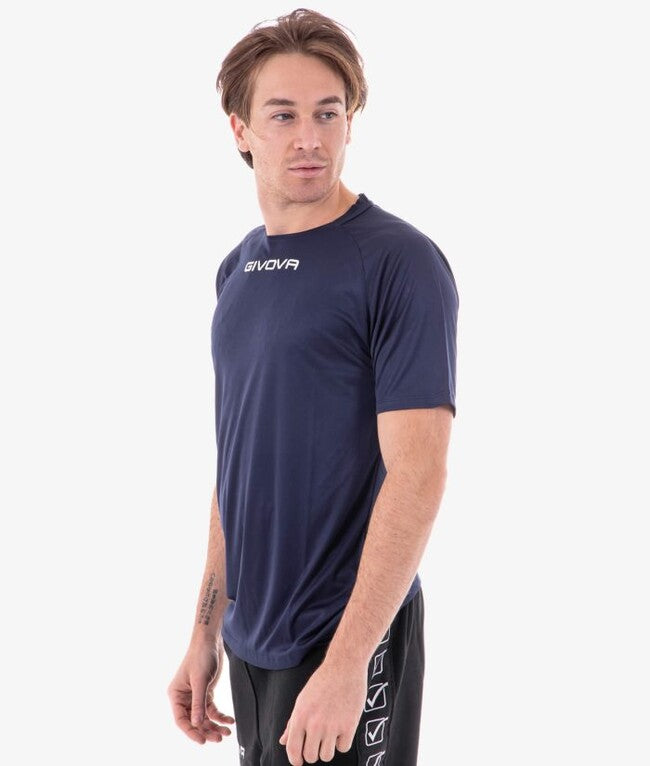 SHIRT GIVOVA ONE MICROFORATA BLU