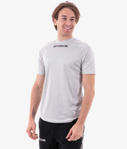 SHIRT GIVOVA ONE MICROFORATA GRIGIO CHIARO