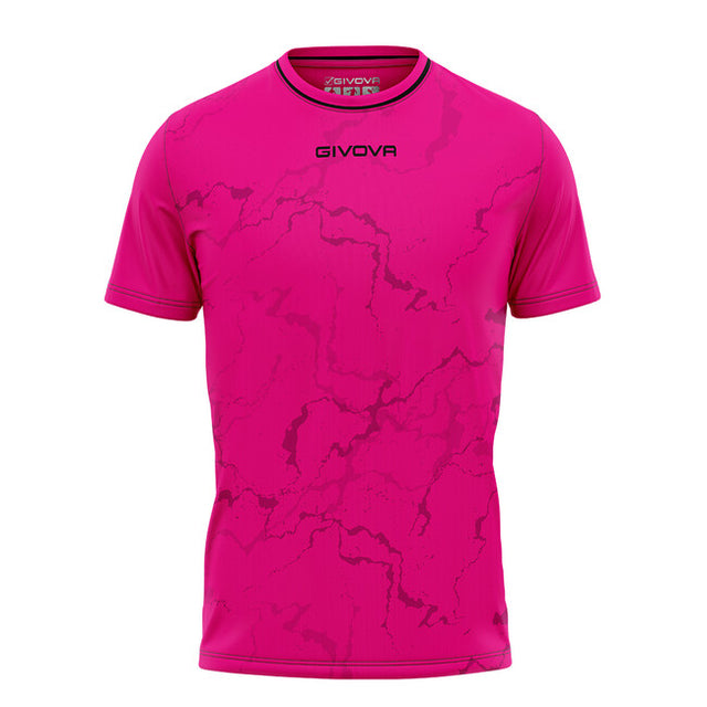Dres SHIRT GRAFITE živo rožnata-črna