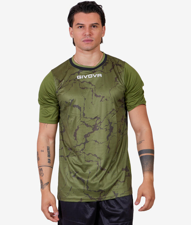 Dres SHIRT GRAFITE vojaško zelena