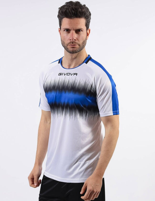 Dres SHIRT RADIO sinje modra-črna
