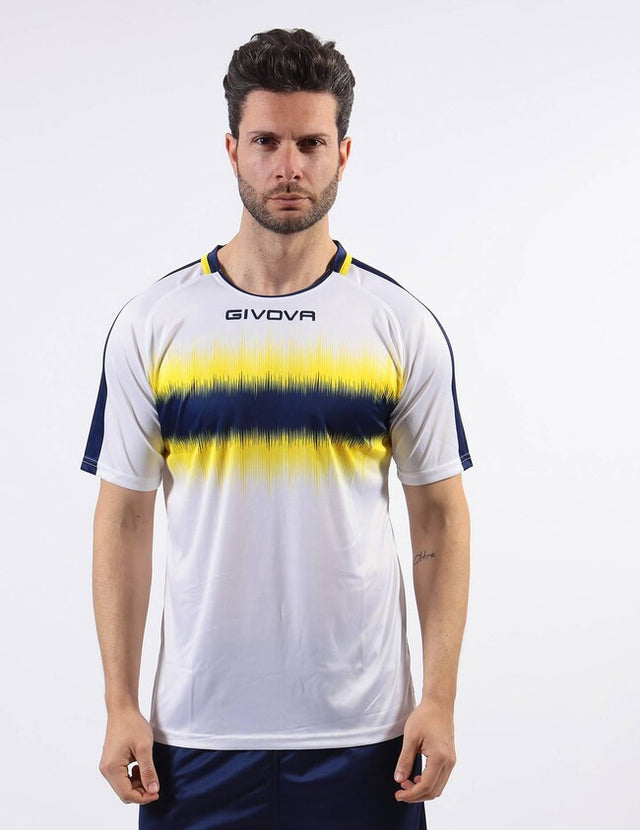 Dres SHIRT RADIO modra-rumena