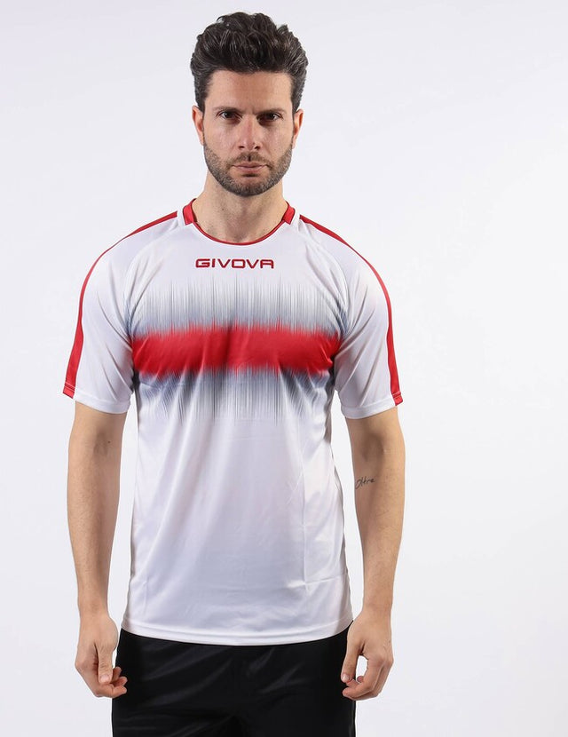 Dres SHIRT RADIO rdeče-belo