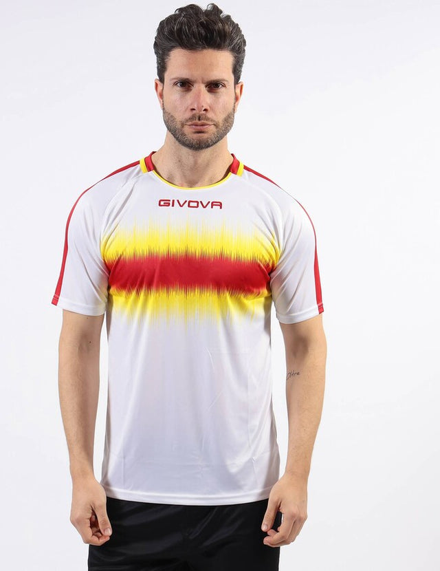 Dres SHIRT RADIO rdeča-rumena