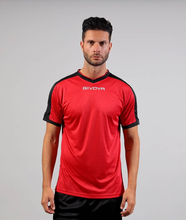 Dres SHIRT REVOLUTION rdeča-črna