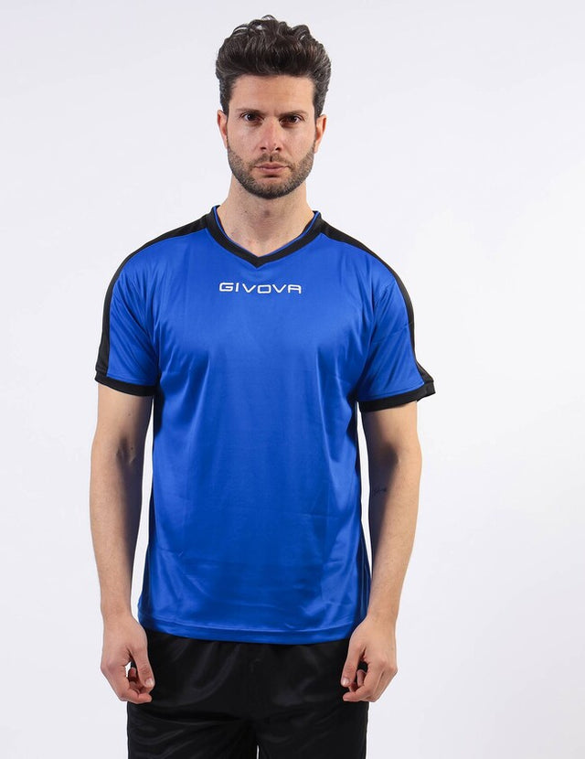 Dres SHIRT REVOLUTION sinje modra-črna