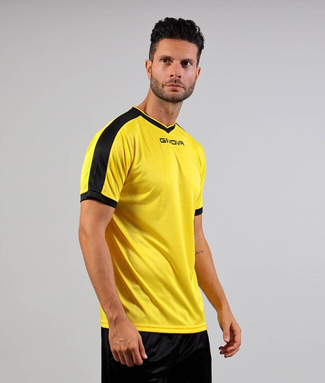 SHIRT REVOLUTION INTERLOCK GIALLO/NERO