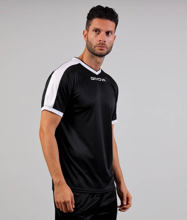Dres SHIRT REVOLUTION črna-bela
