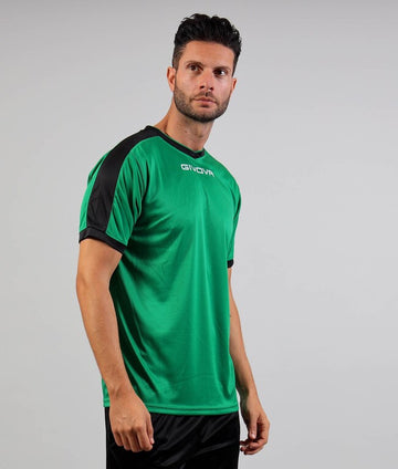 SHIRT REVOLUTION INTERLOCK VERDE/NERO