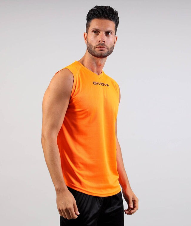 Športna spodnja majica SHIRT SMANICATO GIVOVA ONE fluo oranžna