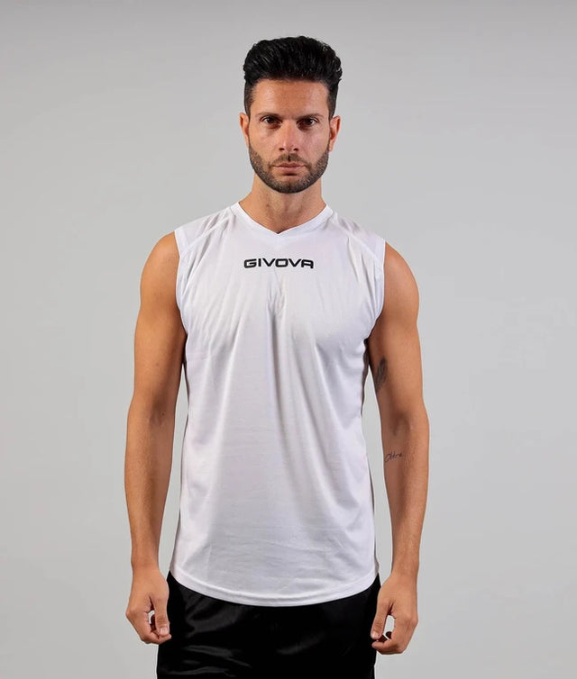 Športna spodnja majica SHIRT SMANICATO GIVOVA ONE bela
