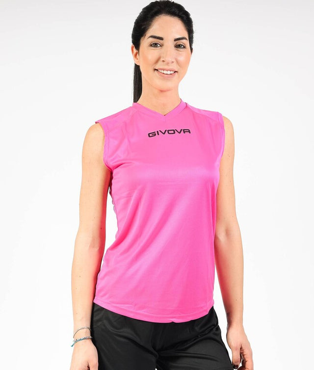 Športna spodnja majica SHIRT SMANICATO GIVOVA ONE živo rožnata