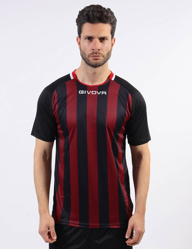 Dres SHIRT TRATTO črna-rdeča