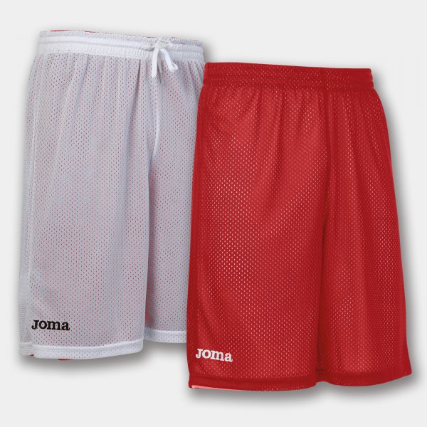 SHORT BASKET REVERSIBLE ROOKIE RED-WHITE RED-WHITE