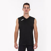 SLEEVELESS T-SHIRT COMBI BLACK BLACK