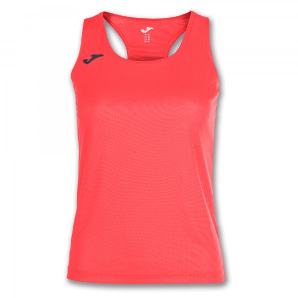 Ženske športna spodnja majica SLEEVELESS T-SHIRT TANK TOP COMBI SIENA fluorescentno koralna rdeča