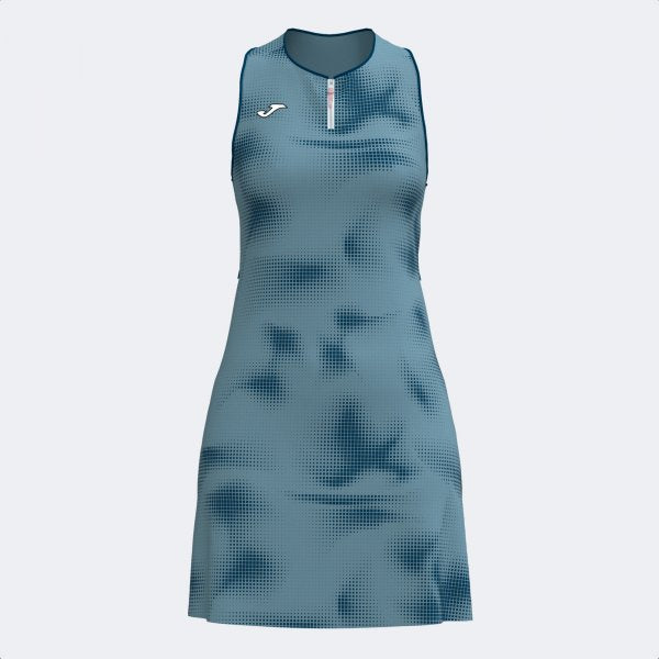 Ženske obleka SMASH DRESS siva - cian