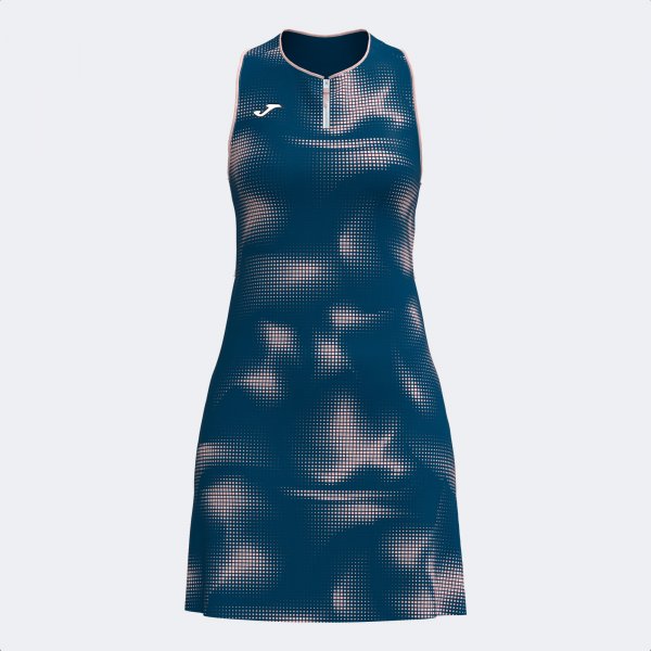 Ženske obleka SMASH DRESS siva - mornarsko modra