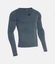 Polo majica SNOW LONG SLEEVE T-SHIRT cian