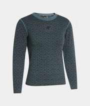 Ženske majica SNOW LONG SLEEVE T-SHIRT cian