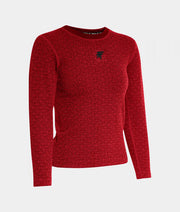 Ženske majica SNOW LONG SLEEVE T-SHIRT rdeča
