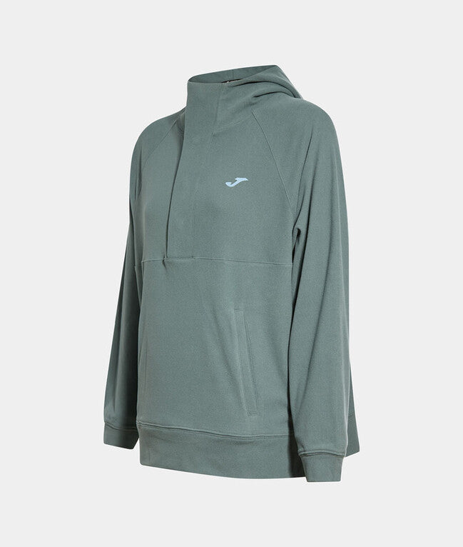 Ženska zgornji del SOFT HOODIE modra - siva
