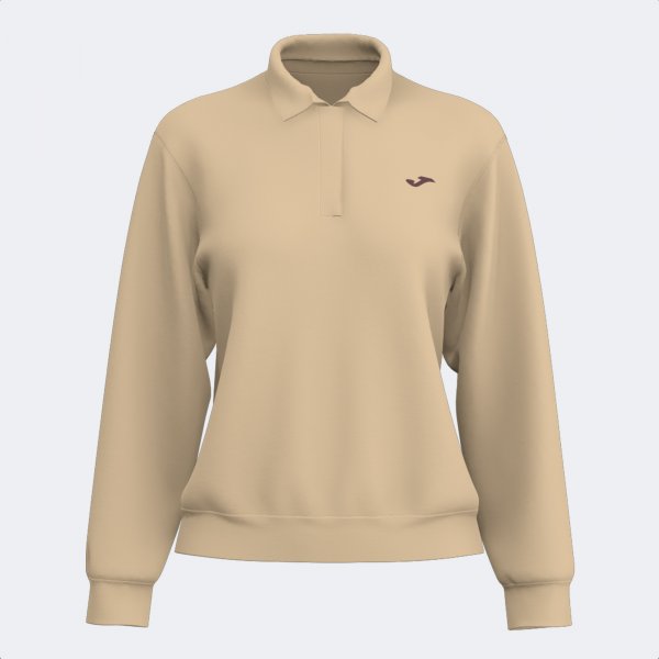 Ženske polo majica SOFT LONG SLEEVE POLO bež