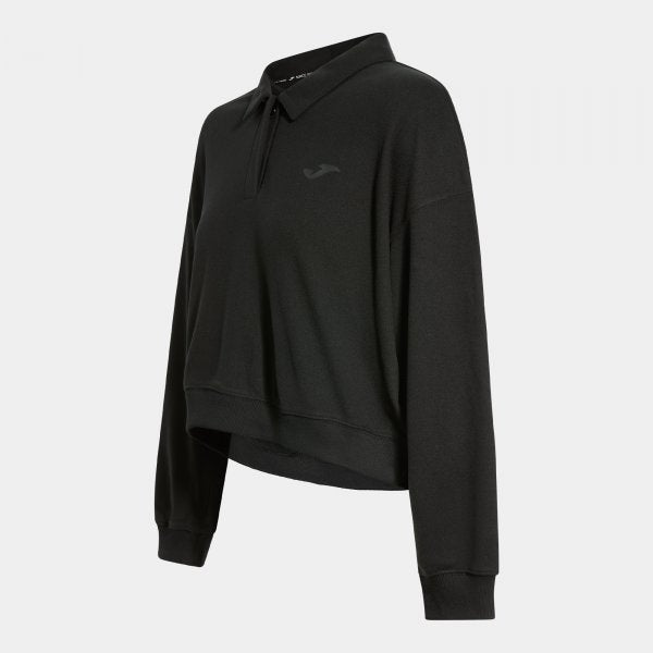 Ženske polo majica SOFT LONG SLEEVE POLO črna