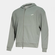 Zgornji del SOFT ZIP-UP HOODIE siva