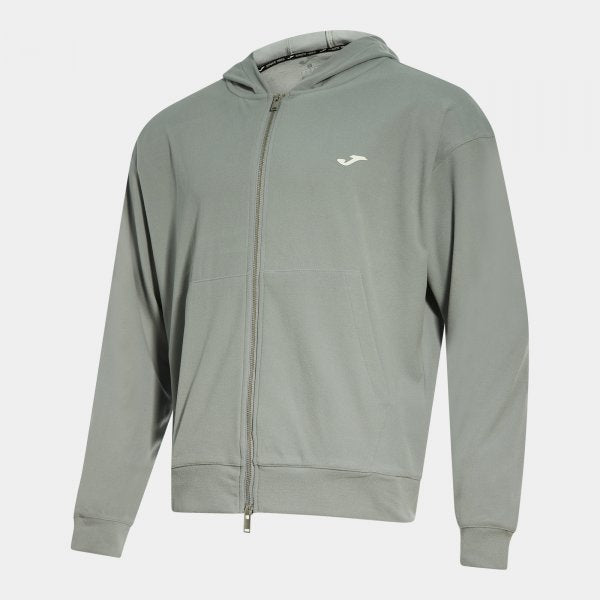 Zgornji del SOFT ZIP-UP HOODIE siva