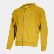 Zgornji del SOFT ZIP-UP HOODIE rumena
