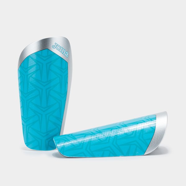 Ščitniki SPIDER SHIN GUARDS SILVER FLUOR TURQUOISE SILVER
