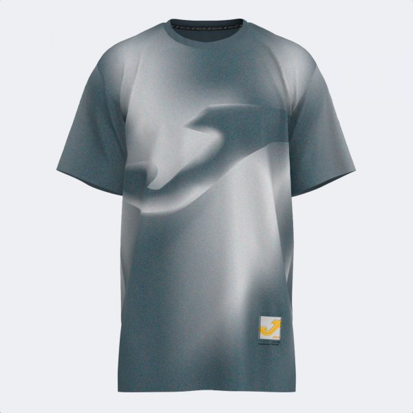 Majica STEP SHORT SLEEVE T-SHIRT modra - siva