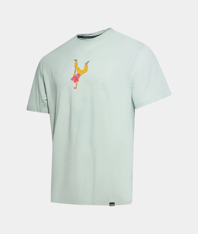 Majica STEP SHORT SLEEVE T-SHIRT modra - zelena