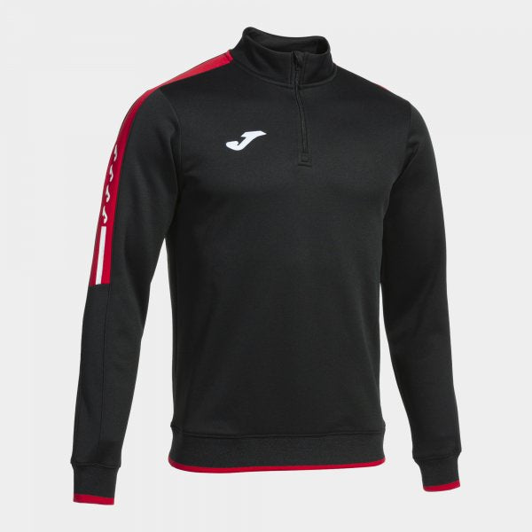 Zgornji del OLIMPIADA SWEATSHIRT črno rdeča
