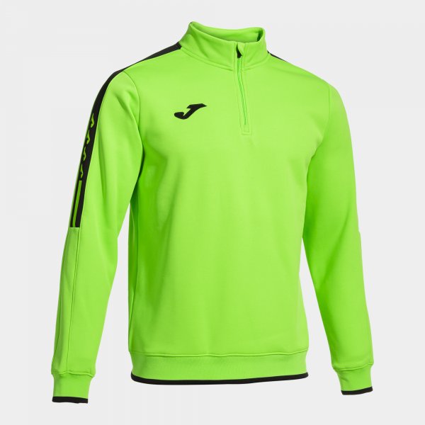 Zgornji del OLIMPIADA SWEATSHIRT fluo zelena črna