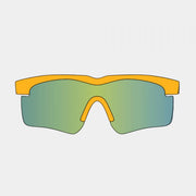 Tekaški brezrokavnik SUNGLASSES črno oranžna
