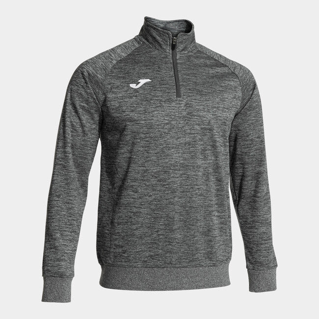 FARAON SWEATSHIRT GREY MELANGE HALF ZIP GRIS MELANGE OSCURO