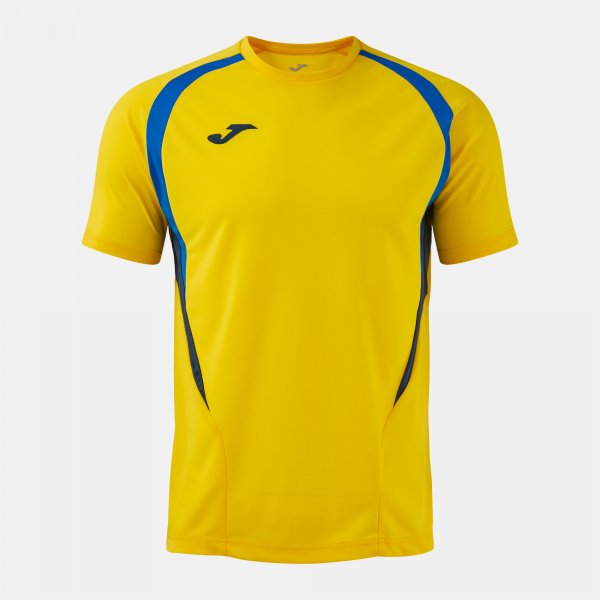 Majica T-CHAMPIONSHIP SHORT SLEEVE T-SHIRT rumeno azurna