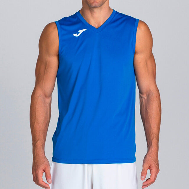 Športna spodnja majica SLEEVELESS BASIC T-SHIRT COMBI cian
