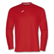T-SHIRT COMBI RED L/S RED