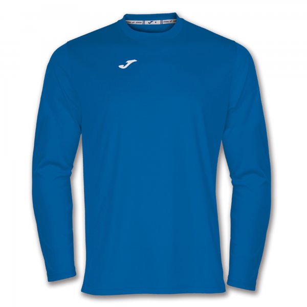 T-SHIRT COMBI WHITE L/S ROYAL