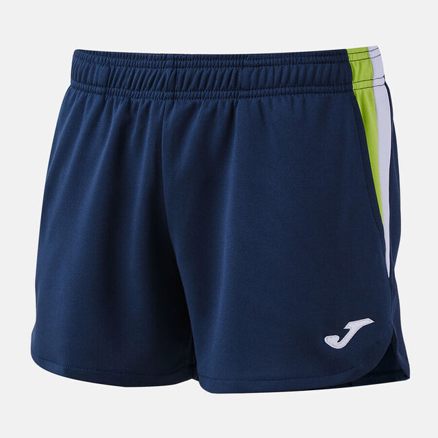 Ženske kratke hlače TERRA SHORT mornarsko modra limetino zelena